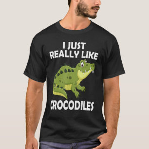 Ich mag Crocodiles Alligator Caiman wirklich. T-Shirt