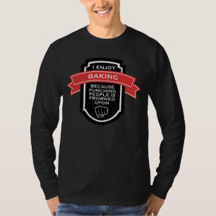Ich mag das Backen, weil die Punching-Leute gefror T-Shirt
