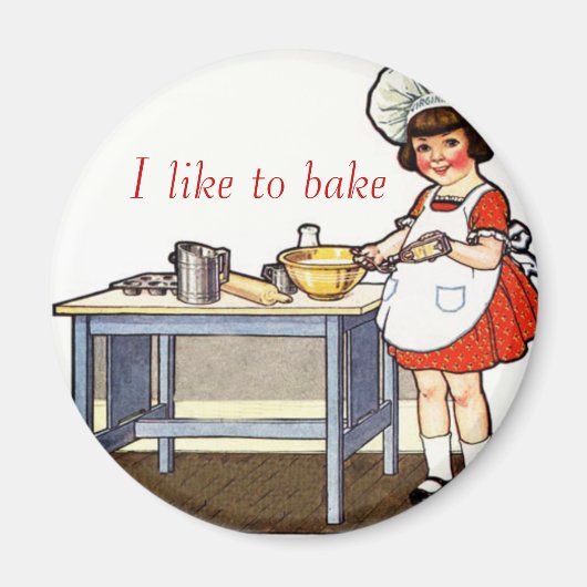 Ich mag das Bake Magnet (Vorne)