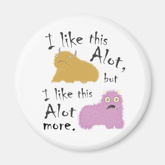 Ich mag das so oft, aber ich mag das viel mehr magnet (Vorne)