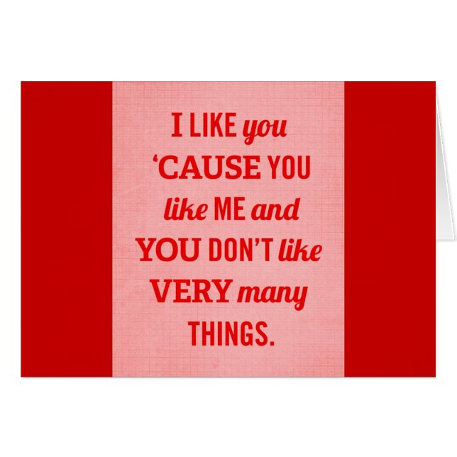 ICH MAG, DASS DU DICH WIE MICH VERURSACHST, UND DU (Vorderseite (Horizontal))