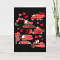 Ich mag deine Baustellen-LKWs Valentinstag Jungen