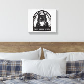 Ich mag den Morgen nicht Leinwanddruck (Insitu (Schlafzimmer))