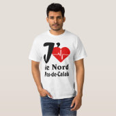 Ich mag den Norden, nicht Calais T-Shirt (Vorne ganz)