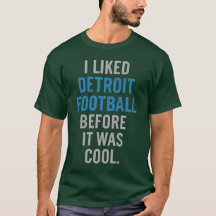 ICH MAG DETROIT FUSSBALL, BEVOR ES COOL WAR. T-Shirt