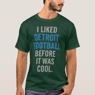 ICH MAG DETROIT FUSSBALL, BEVOR ES COOL WAR. T-Shirt