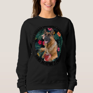 Ich mag deutschen Schäferkaffee und vielleicht 3 L Sweatshirt