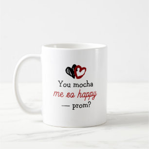 Ich mag dich A Latte   Promposal Foto Kaffee Worts Kaffeetasse