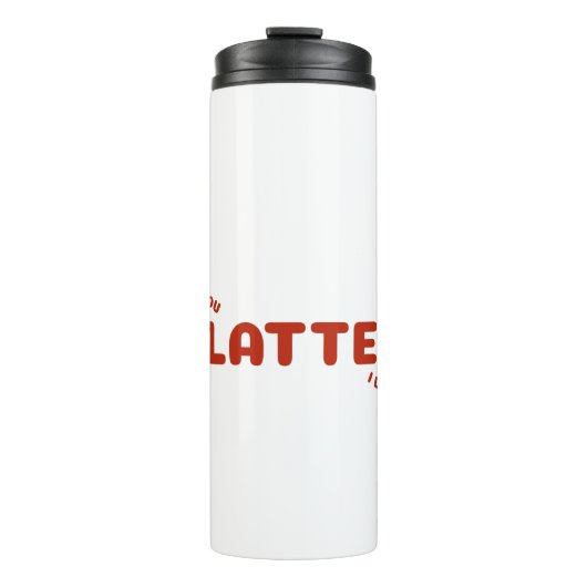 Ich mag dich als Latte Thermosbecher (Vorderseite)