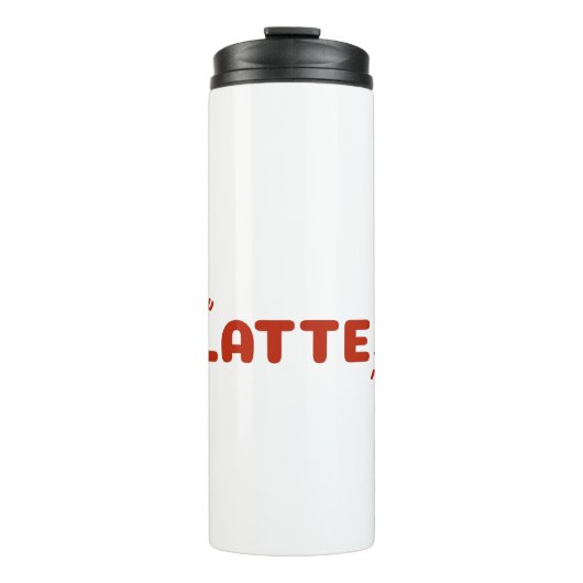 Ich mag dich als Latte Thermosbecher (Vorderseite)