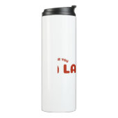 Ich mag dich als Latte Thermosbecher (Nach links gedreht)