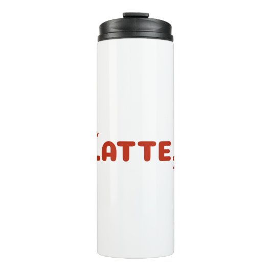 Ich mag dich als Latte Thermosbecher (Vorderseite)