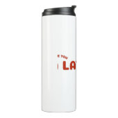 Ich mag dich als Latte Thermosbecher (Nach links gedreht)
