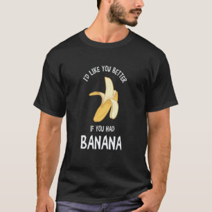 Ich mag dich Banane Veganer Vegetarier Banane Fruc T-Shirt