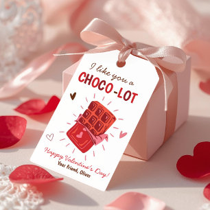 Ich mag dich ein Choco-lot Valentinstag-Geschenk-A Geschenkanhänger
