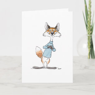 Ich mag dich! Fox Card Karte