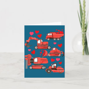 Ich mag dich Konstruktions-LKW Valentinstag Jungen Karte