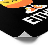 Ich mag dich nicht, oder auch Candy Corn Sarcastic Poster (Ecke)