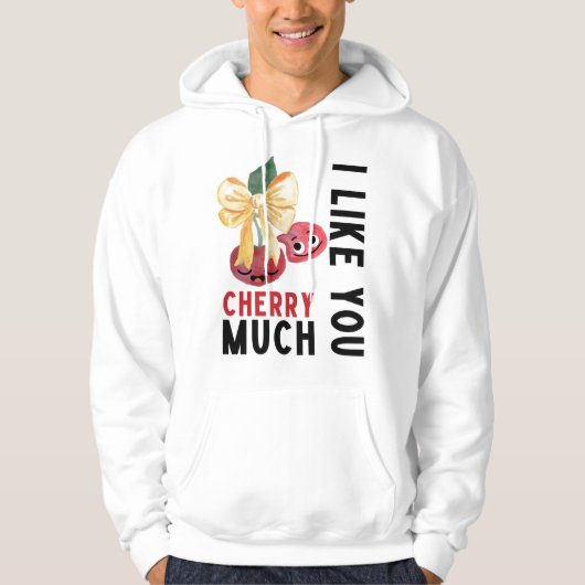 ICH MAG DICH SEHR HOODIE (Vorderseite)