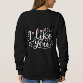 Ich mag dich T - Shirt (Rückseite)