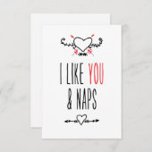 Ich mag dich und Nickerchen | Zollmsg (Vorne/Hinten)