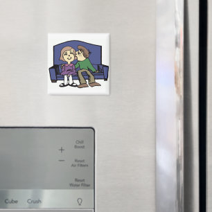 Ich mag dich Valentine Magnet