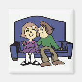 Ich mag dich Valentine Magnet (Vorne)