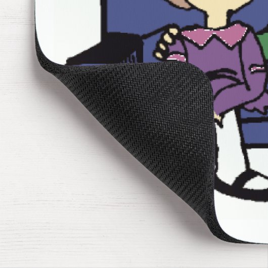 Ich mag dich Valentine Mousepad (Ecke)