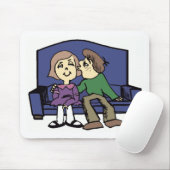 Ich mag dich Valentine Mousepad (Mit Mouse)