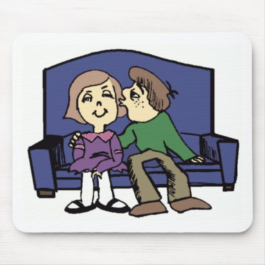 Ich mag dich Valentine Mousepad (Vorne)