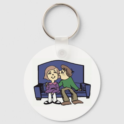 Ich mag dich Valentine Schlüsselanhänger (Vorderseite)