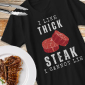 Ich mag dick Steak, ich kann keinen lustigen Carni T-Shirt