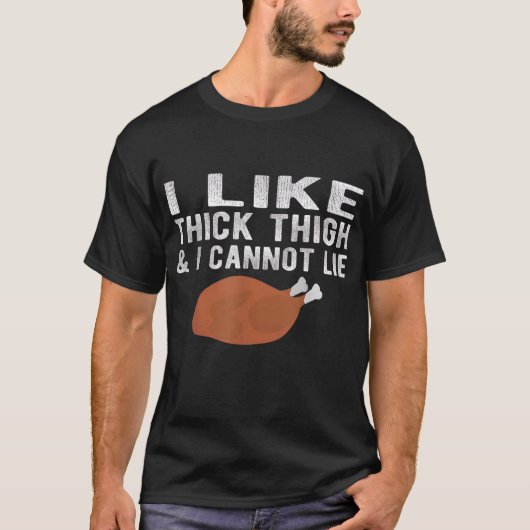 Ich mag dick-thigh-leg Men Erntedank Leg Day Fu T-Shirt (Vorderseite)