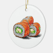 Ich mag die Art, wie Sie Roll Funny Sushi Puff Wei Keramik Ornament (Links)