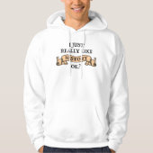 Ich mag die Geschichte wirklich gut? Funny History Hoodie (Vorderseite)