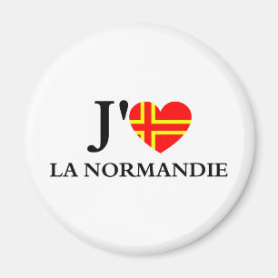 Ich mag die Normandie Magnet