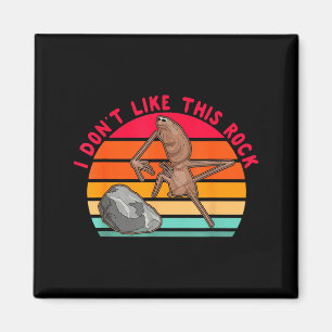 Ich mag diesen Rock nicht Lustiger Rock Wurm Vinta Magnet