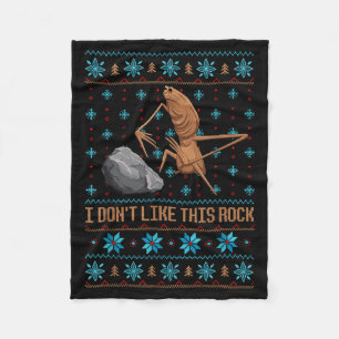 Ich mag diesen Rock nicht Marcus der Wurm hässlich Fleecedecke