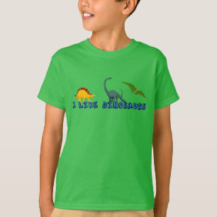 Ich mag Dinosaurier Kinder T-Shirt