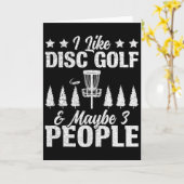 Ich mag Disc Golf - Disc Golf Sket Design Disc Gol Karte (Gelbe Blume)