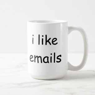 Ich mag E-Mail-Kaffee-Tasse Kaffeetasse