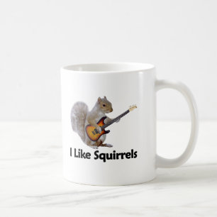 Ich mag Eichhörnchen Kaffeetasse