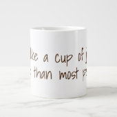 Ich mag eine Tasse Joe mehr... | Funny Coffee Slog (Vorderseite)