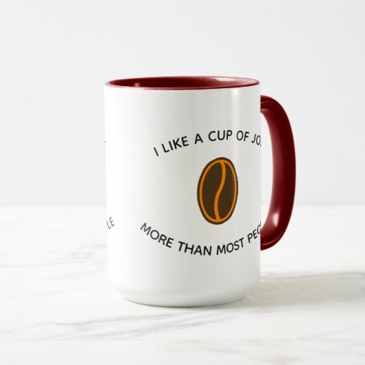 Ich mag eine Tasse Joe mehr... | Funny Coffee Slog (VorderseiteRechts)