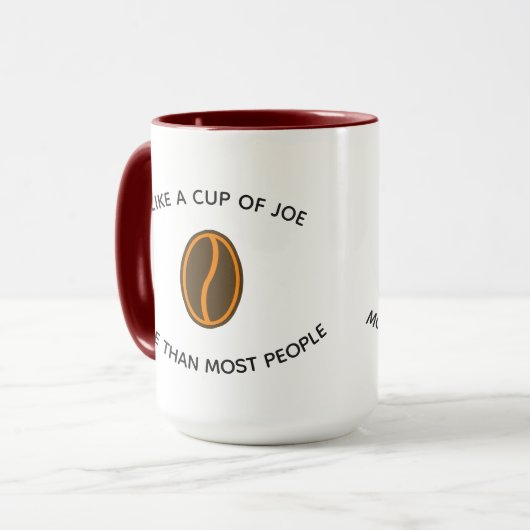 Ich mag eine Tasse Joe mehr... | Funny Coffee Slog (Vorderseite Links)