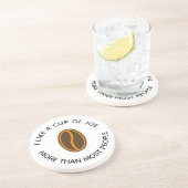 Ich mag eine Tasse Joe mehr... | Funny Coffee Slog Getränkeuntersetzer (Seite)