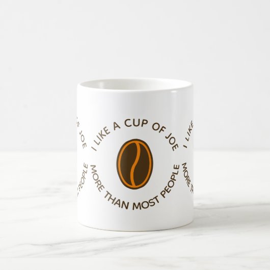 Ich mag eine Tasse Spaß mehr Funny Coffee Slogans (Mittel)