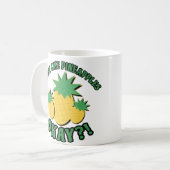 Ich mag einfach Ananas! Kaffeetasse (Vorderseite Links)