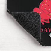 Ich mag einfach nur Frösche und Erdbeere Mousepad (Ecke)