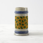 Ich mag einzigartige Blume Bierglas (Mittel)